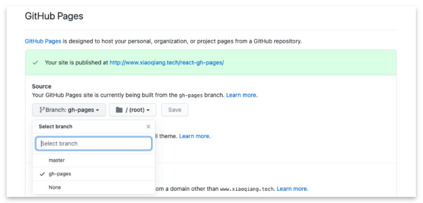 gh-pages-settings